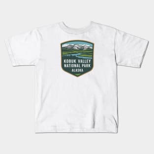 Kobuk Valley National Park Emblem Kids T-Shirt